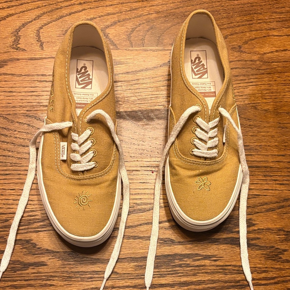 Vans Tan Canvas Women's Shoes